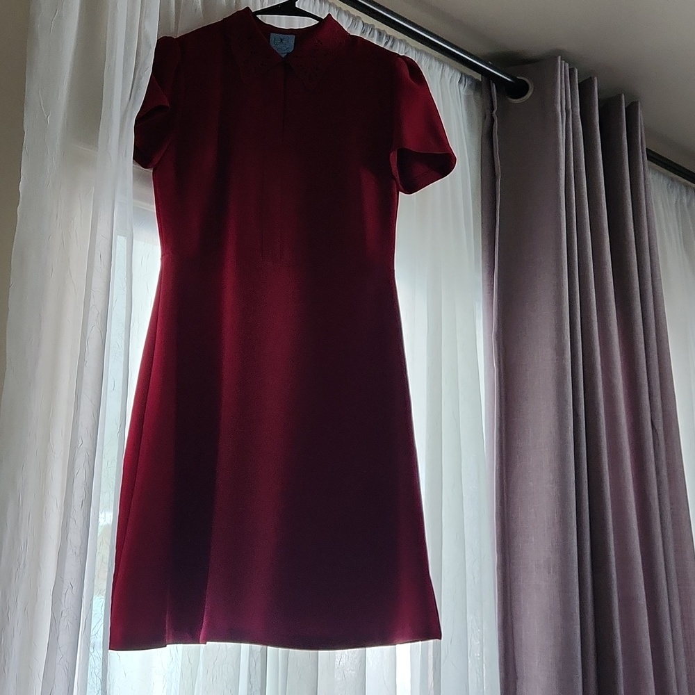 CeCe Maroon Dress